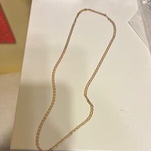 10k gold marine link chain 22”